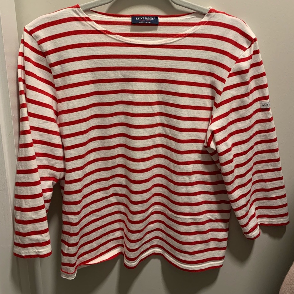 Saint James Red Striped Size L